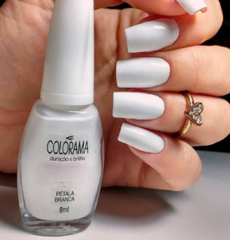 ESMALTE IMPALA PETALA BRANCA COLORAMA