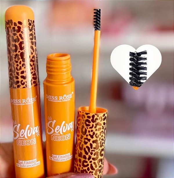GEL FIXADOR PARA SOBRANCELHAS SELVA NEON MISS RÔSE
