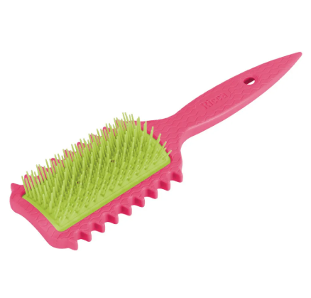ESCOVA RICCA FLEX FITA CURL ROSA/VERDE
