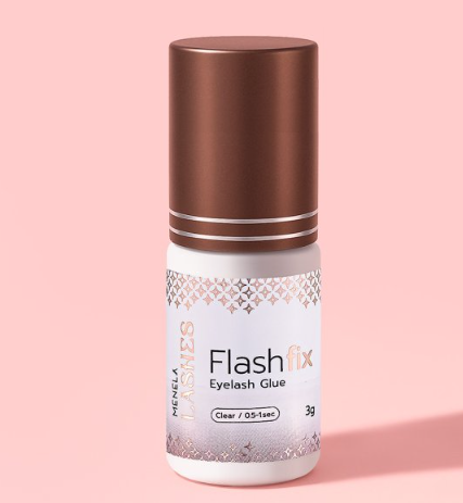 COLA PRETA FLASH FIX MENELA PARA EXTENSÃO DE CILIOS 3g