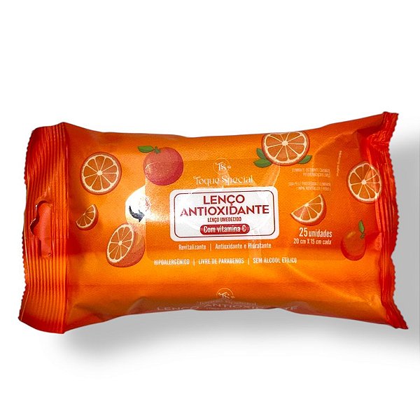 LENÇO DEMAQUILANTE ANTIOXIDANTE TOQUE ESPECIAL