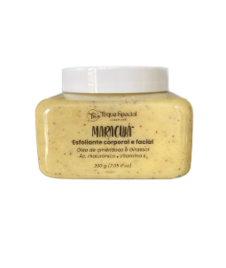 ESFOLIANTE CORPORAL E FACIAL MARACUJA TOQUE ESPECIAL 200g