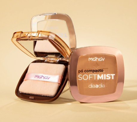 PÓ COMPACTO SOFT MIST DIA A DIA MAHAV