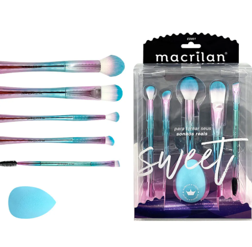 KIT DE PINCEIS SWEET MACRILAN