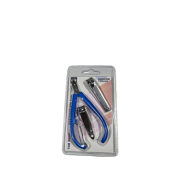 KIT MANICURE ALICATE E 2 CORTADORES DE UNHA