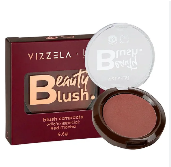 BLUSH COMPACTO EDIÇÃO ESPECIAL RED MOCHA VIZZELA