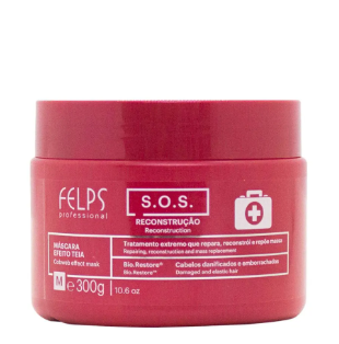 MASCARA DE TRATAMENTO EFEITO TEIA FELPS S.O.S RECONSTRUÇÃO