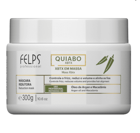 FELPS QUIABO XBTX MASCARA REDUTORA DE VOLUME EM MASSA 300G