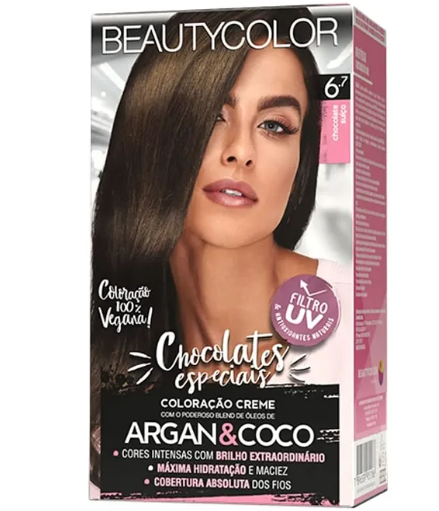 COLORAÇAO BEAUTY COLOR 6.7 CHOCOLATE SUIÇO