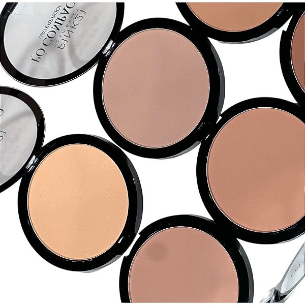 PÓ COMPACTO PINK 21 EFEITO MATTE