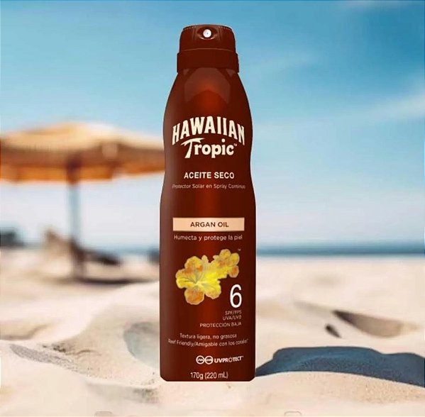 PROTETOR SOLAR CORPORAL SPRAY HAWAIIAN TROPIC FPS6 170g