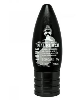 MASCARA FACIAL TOTAL BLACK MAX LOVE 50g