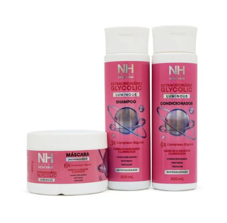 KIT CAPILAR EXTRAORDINARIO GLYCOLIC LUMINOUS NEW HAIR