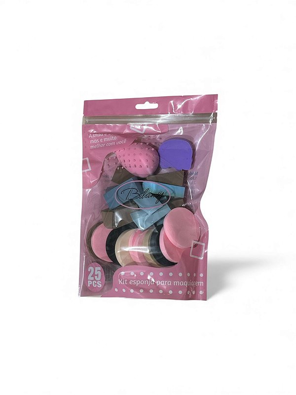KIT 25 ESPONJAS VARIADAS