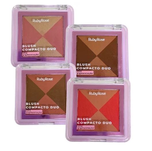BLUSH COMPACTO DUO RUBY ROSE