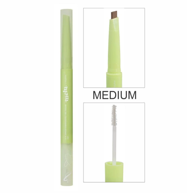 LÁPIS PARA SOBRANCELHA 2 EM 1 MELU MÉDIO