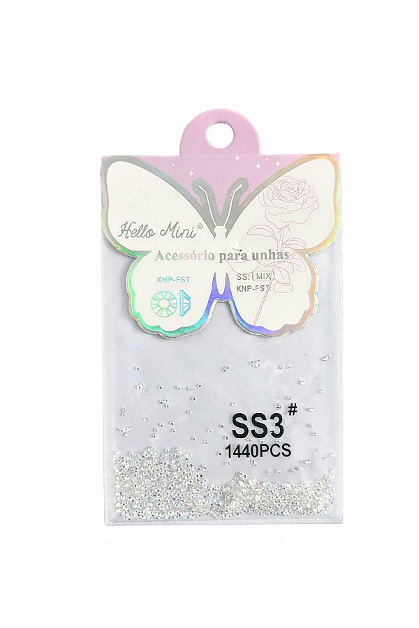STRASS DE BRILHO HELLO MINI SS3#