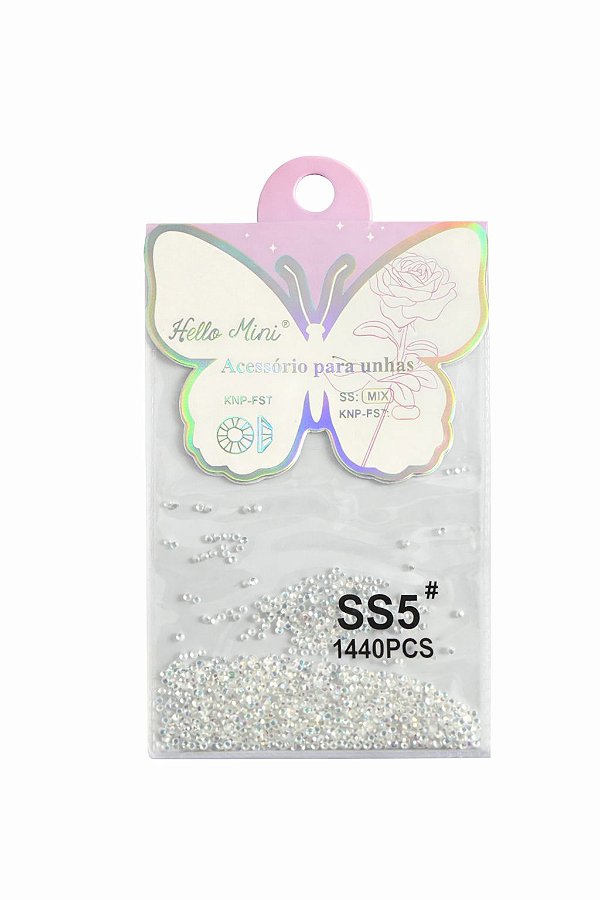 STRASS DE BRILHO HELLO MINI SS5# FURTA COR