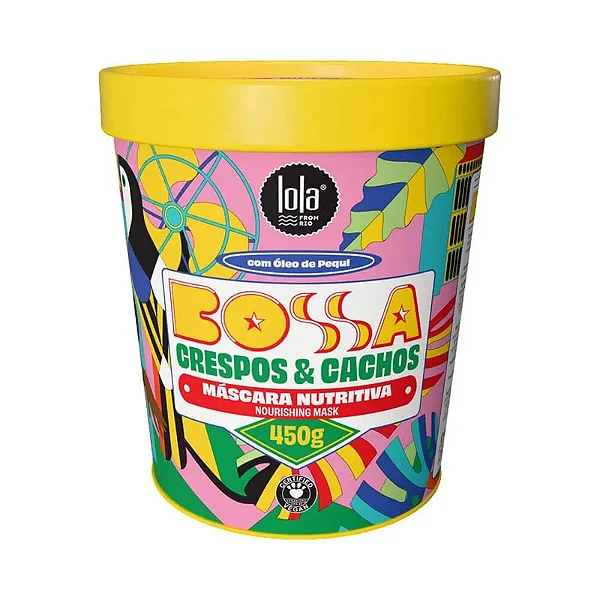 MASCARA NUTRITIVA CACHOS E CRESPOS BOSSA LOLA 450g