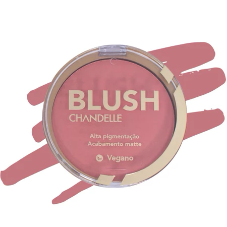 BLUSH COMPACTO CHANDELLE - TERRACOTA QUENTE