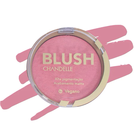 BLUSH COMPACTO CHANDELLE - ROSA
