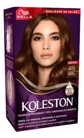 COLORAÇÃO KOLESTON 415 CASTANHO CREPUSCULO