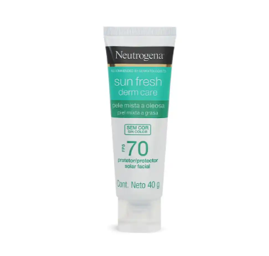 PROTETOR SOLAR SUN FRESH DERM CARE FACIAL NEUTROGENA 70fps 40g