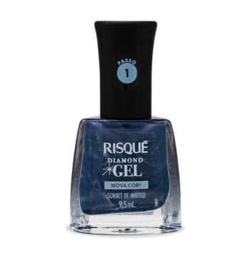 ESMALTE RISQUE EFEITO GEL SORBET DE MIRTILO