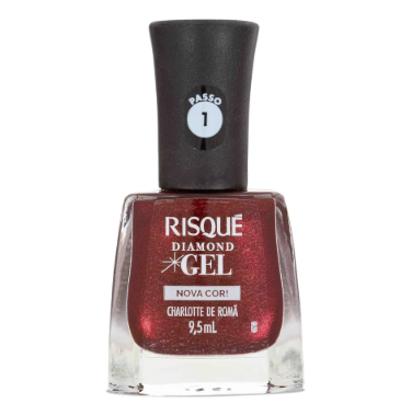 ESMALTE RISQUE EFEITO GEL CHARLOTE DE ROMÃ