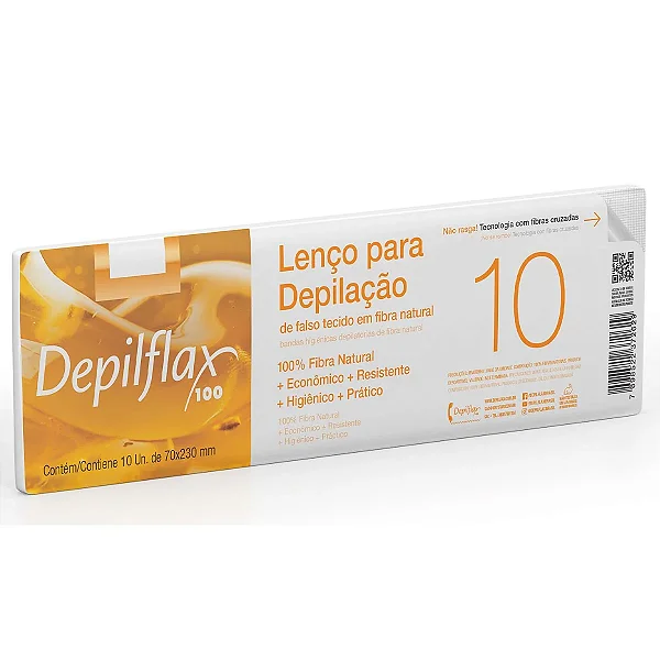 LENÇO PARA DEPILAÇÃO DEPILFLAX 10UN