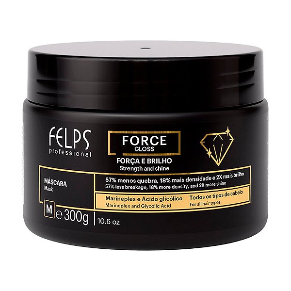 MASCARA PROFISSIONAL FORCE GLOSS 300ml