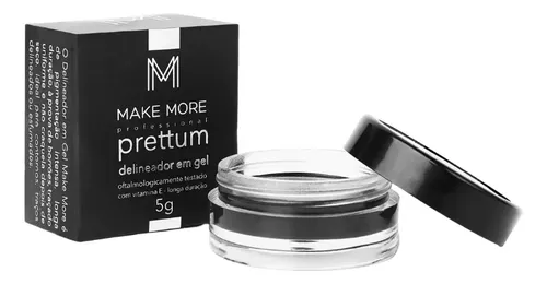 DELINEADOR PROFISSIONAL MAKE MORE PRETO 5g