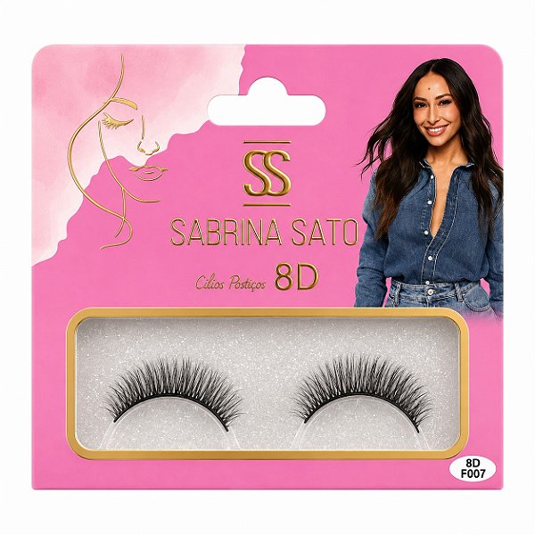 CÍLIOS POSTIÇOS SABRINA SATO 8D F007