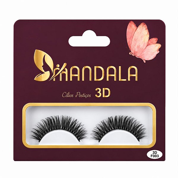 CÍLIOS POSTIÇOS MANDALA 3D F003