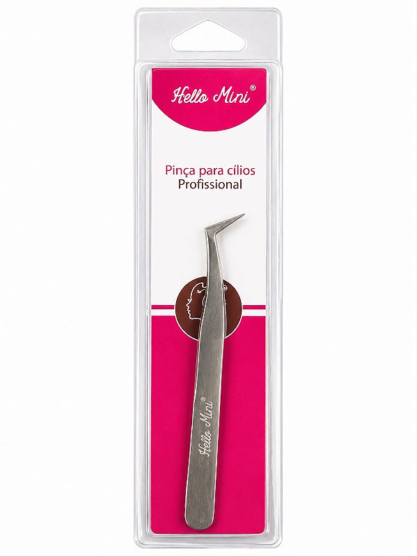 PINÇA PARA CÍLIOS PROFISSIONAL HELLO MINI