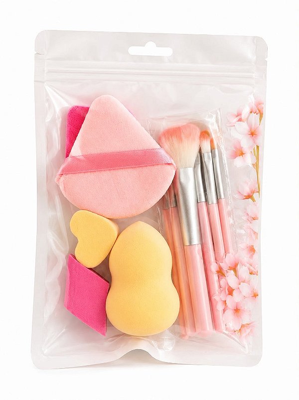 KIT ESPONJINHAS+ KIT MINI PINCEIS