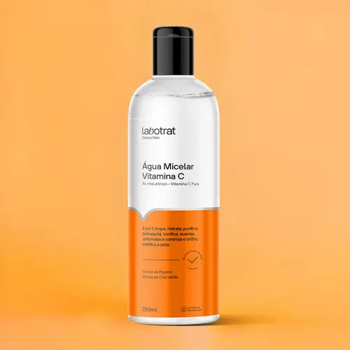 ÁGUA MICELAR VITAMINA C LABOTRAT 250ml