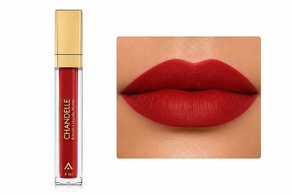 BATOM LIQUIDO CHANDELLE MATTE CARMIM