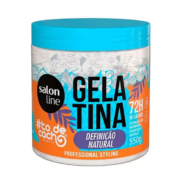 GELATINA SALON LINE DEFINIÇÃO NATURAL 550g