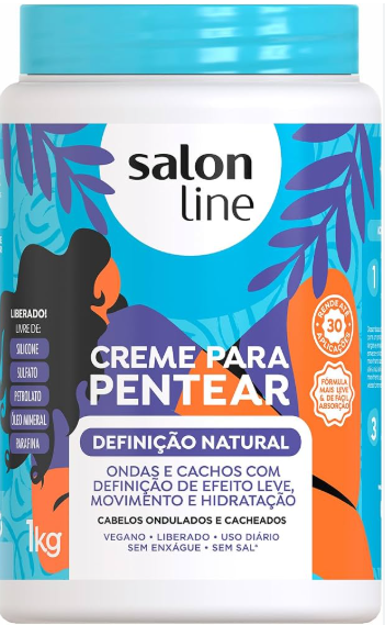 CREME DE PENTEAR SALON LINE DEFINIÇÃO NATURAL 1kg
