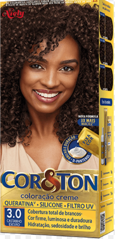 COLORAÇÃO COR E TON 3.0 CASTANHO ESCURO