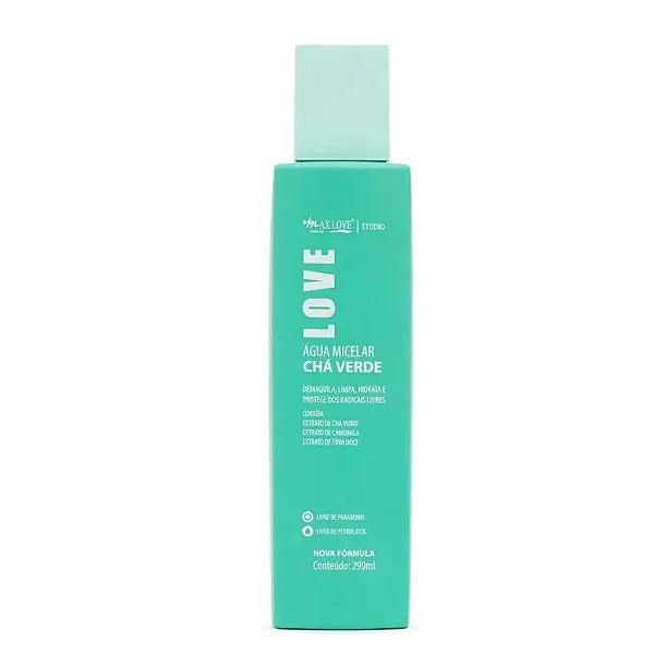 AGUA MICELAR MAX LOVE CHÁ VERDE 290ml