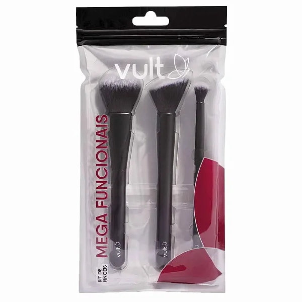 KIT DE PINCEIS VULT MEGA FUNCIONAIS