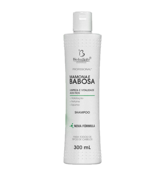SHAMPOO MAMONA E BABOSA BIOINSTINTO 300ml