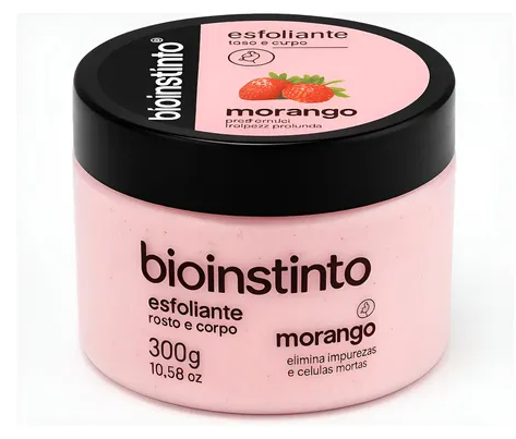 ESFOLIANTE MORANGO BIOINSTINTO 300g