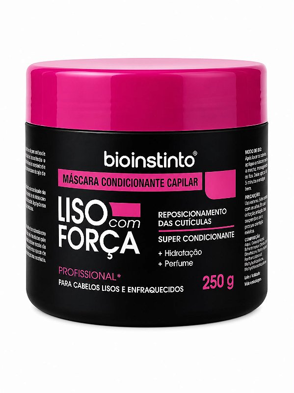 MÁSCARA BIOINSTINTO LISO COM FORÇA 250g