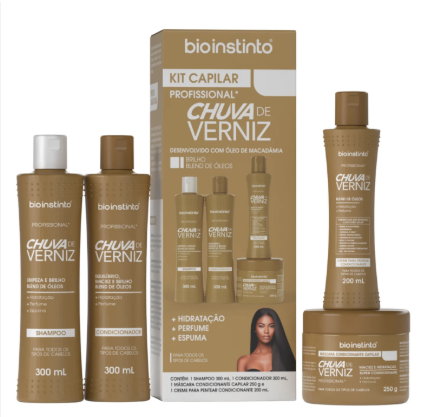 KIT CHUVA DE VERNIZ BIOINSTINTO