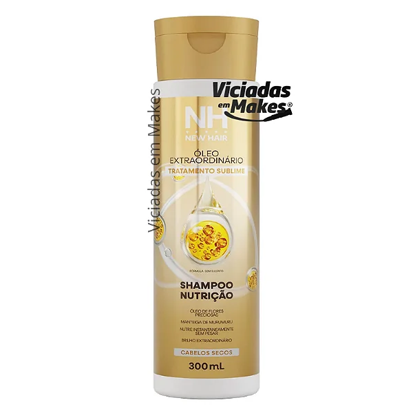 Shampoo New Hair Nutrição 300ml Cabelos Secos
