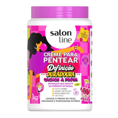 Creme de Pentear Salon Line 1kg Cachos a Prova