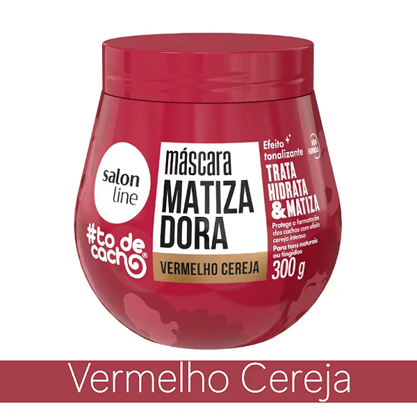 Máscara Matizadora Salon Line 300g Cereja